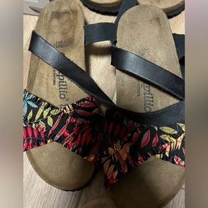 New Birkenstock 36 tropical wedge